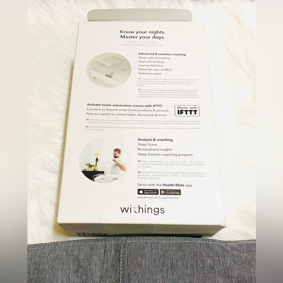 Withings Sleep Tracking Mat-Pre owned - Picture 3 of 4